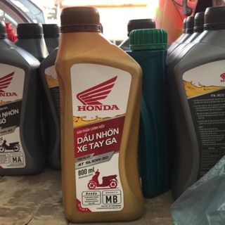 Dầu nhớt xe tay ga 800ml Hon đa