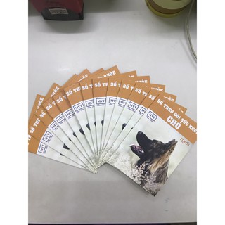 SỔ TIÊM PHÒNG CHO CHÓ MÈO