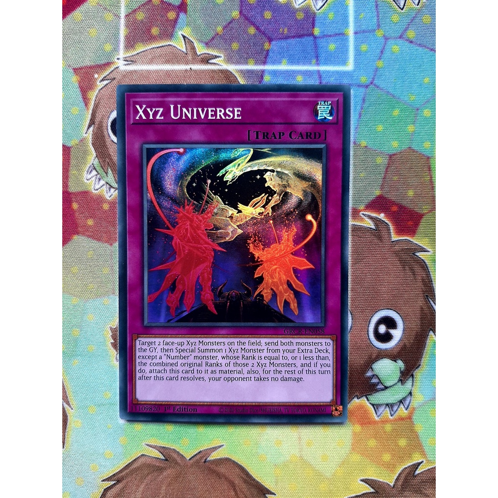 [ ĐỖ LẠC SHOP ] Thẻ Bài Yugioh Trap Xyz Universe - GRCR-EN058 - Super
