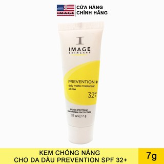 Kem chống nắng dành cho da dầu Image Skincare PREVENTION+ Daily Matte Moisturizer +SPF32 7g