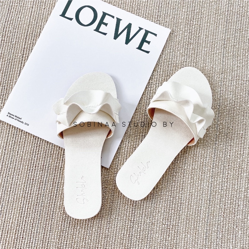 Dép nữ quai ngang bèo nhún siêu đẹp siêu hot đi chơi đi học đi biển đi trong nhà