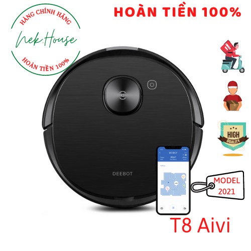 ECOVACS DEEBOT T8 AIVI | T8 POWER - Robot hút bụi quét lau nhà tự động [NEW 2021]