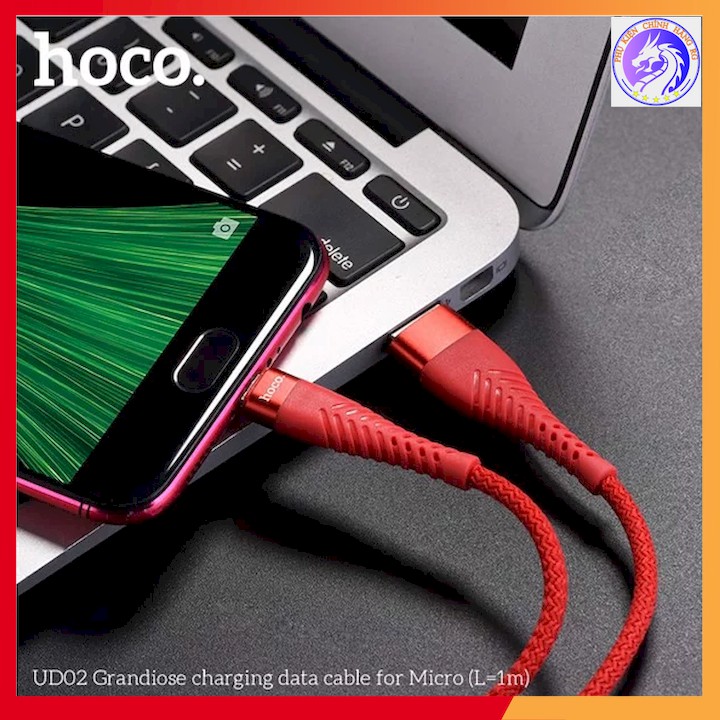 CÁP SẠC NHANH DÂY DÙ MICRO USB 3.0A HOCO UD02 Sử DỤNG CHO ĐT ANDROI