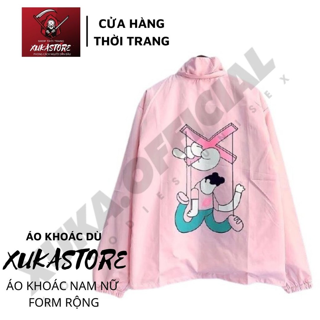 Áo khoác dù Trành Nắng dành cho nam nữ và cặp đôi In Hình Banawa, Unisex form rộng Có 4 Màu Bomber Jacket XUKA SHOP