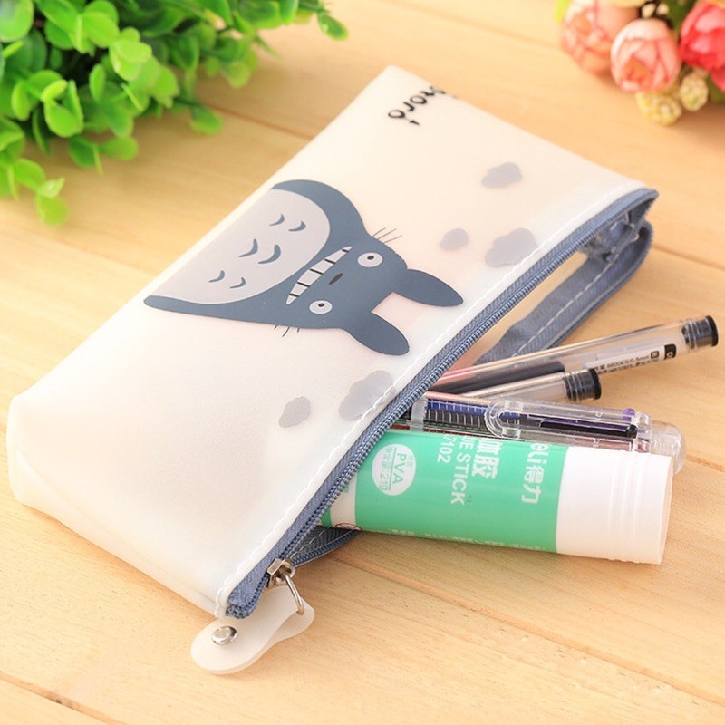 Ví đựng bút - mỹ phẩm Totoro chất liệu Silicone chống nước