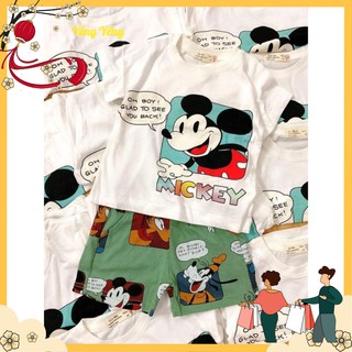 SBT95 - BỘ ĐÙI BÉ TRAI MICKEY OH BOY QUẦN XANH