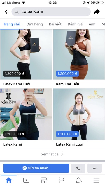 Áo eo Latex Nhật Bản chính hãng