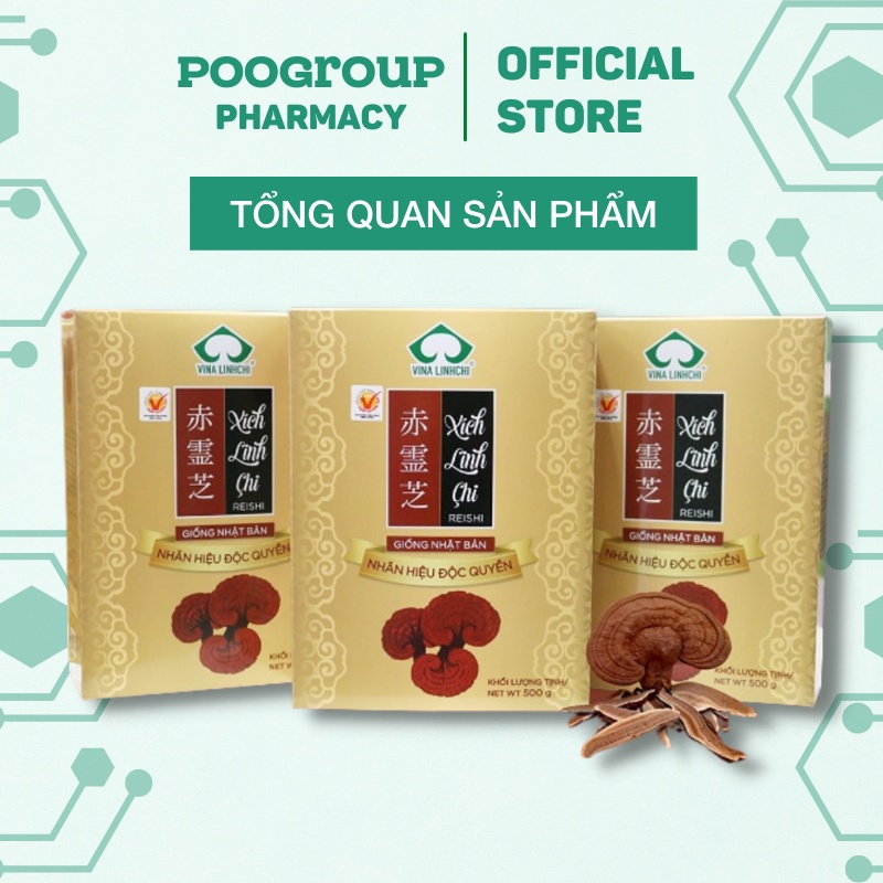 Nấm Xích Linh Chi Nhật Bản Thượng Hạng Cắt Lát Green Plus