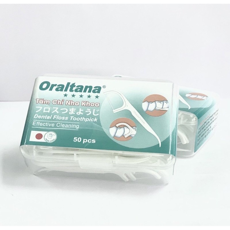 Tăm chỉ nha khoa Oraltana  tăm kẽ răng Oral Tana, xỉa răng, chăm sóc răng lợi tiêu chuẩn xuất Nhật