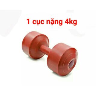 Tạ nhựa tập tay 1 cục 4kg