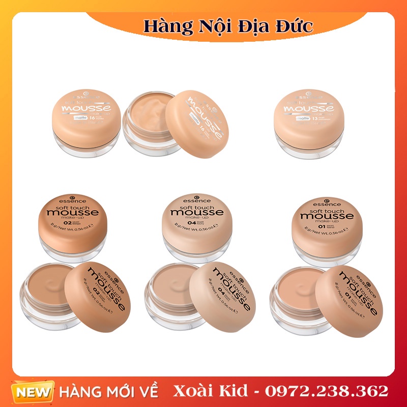 Phấn tươi Essence Mousse của Đức - Date mới Đủ Bill