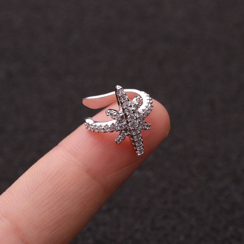 Khuyên đeo vành tai không xỏ lỗ thời trang cá tính có thể điều chỉnh