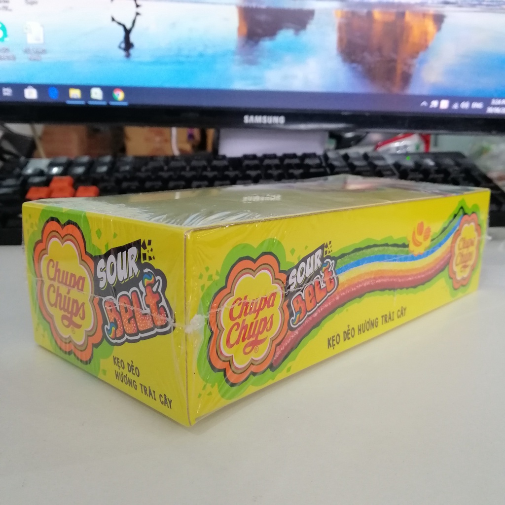 Kẹo Dẻo Chupa Chups Sour Belt Hương Trái Cây