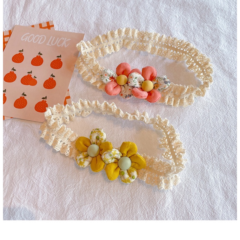 Băng đô cài tóc/turban đính hoa vải thủ công dễ thương cho bé sơ sinh chính hãng Chicbaby