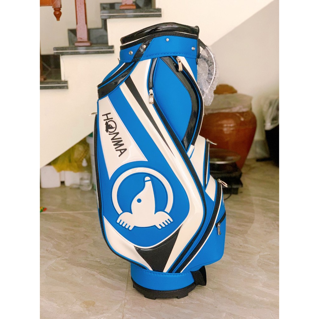 [Bảo Hành 12 Tháng] Túi Đựng Gậy Golf HONMA TOUR WORLD Chống Nước, Chống Xước, Nhiều Ngăn