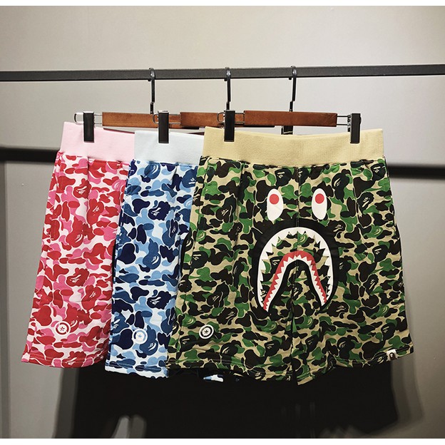 2021 Top Mới Nhất BAPE A Bathing Ape Quần Ngắn Đi Biển Cá Mập Cho Nam