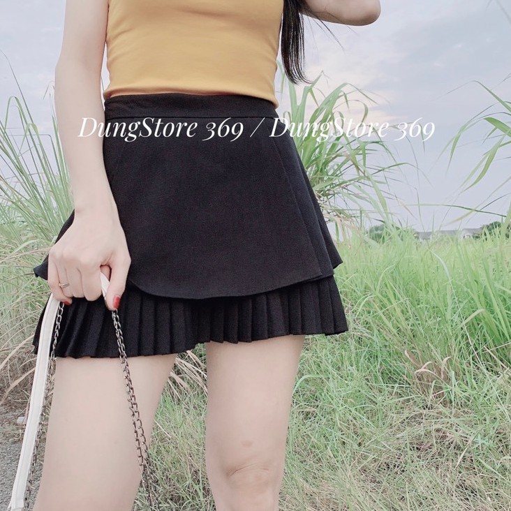 Chân Váy Tầng Cao Cấp Đủ Size Freeship Chân Váy Xếp Ly Ngắn Màu Đen Thời Trang Sinh Viên Giá rẻ Mới Nhất 2021 | BigBuy360 - bigbuy360.vn