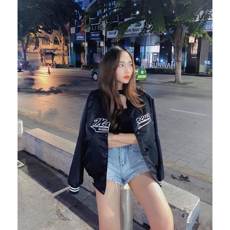 Áo Khoác Dù BOMBER MAR.CUS UNISEX❤Form rộng(Chất vải Dù dày xịn 2 lớp)[FREESHIP] | BigBuy360 - bigbuy360.vn