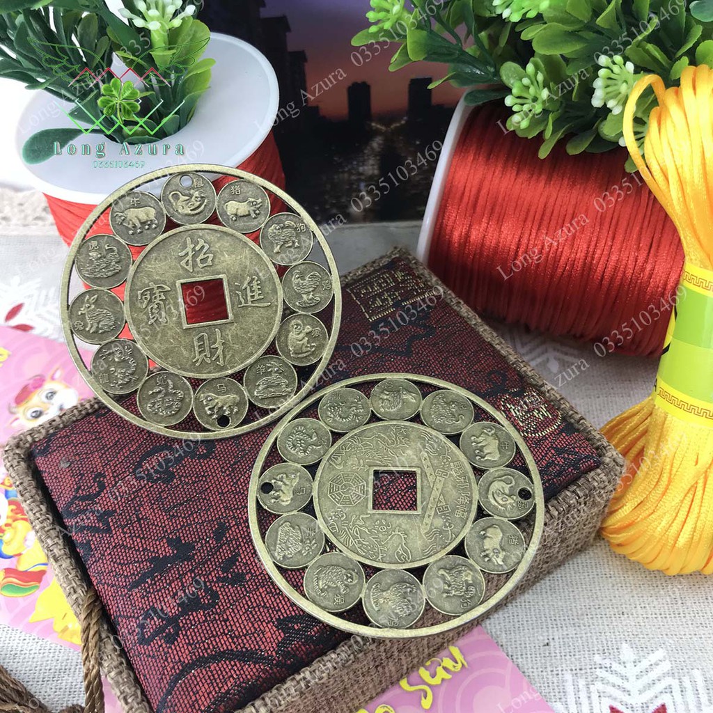 Đồng xu cổ - Đồng xu 12 con giáp - 5,5cm | BigBuy360 - bigbuy360.vn