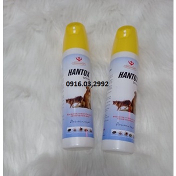 Diệt bọ chét ve rận ghẻ chó mèo Hantox Spray 300ml