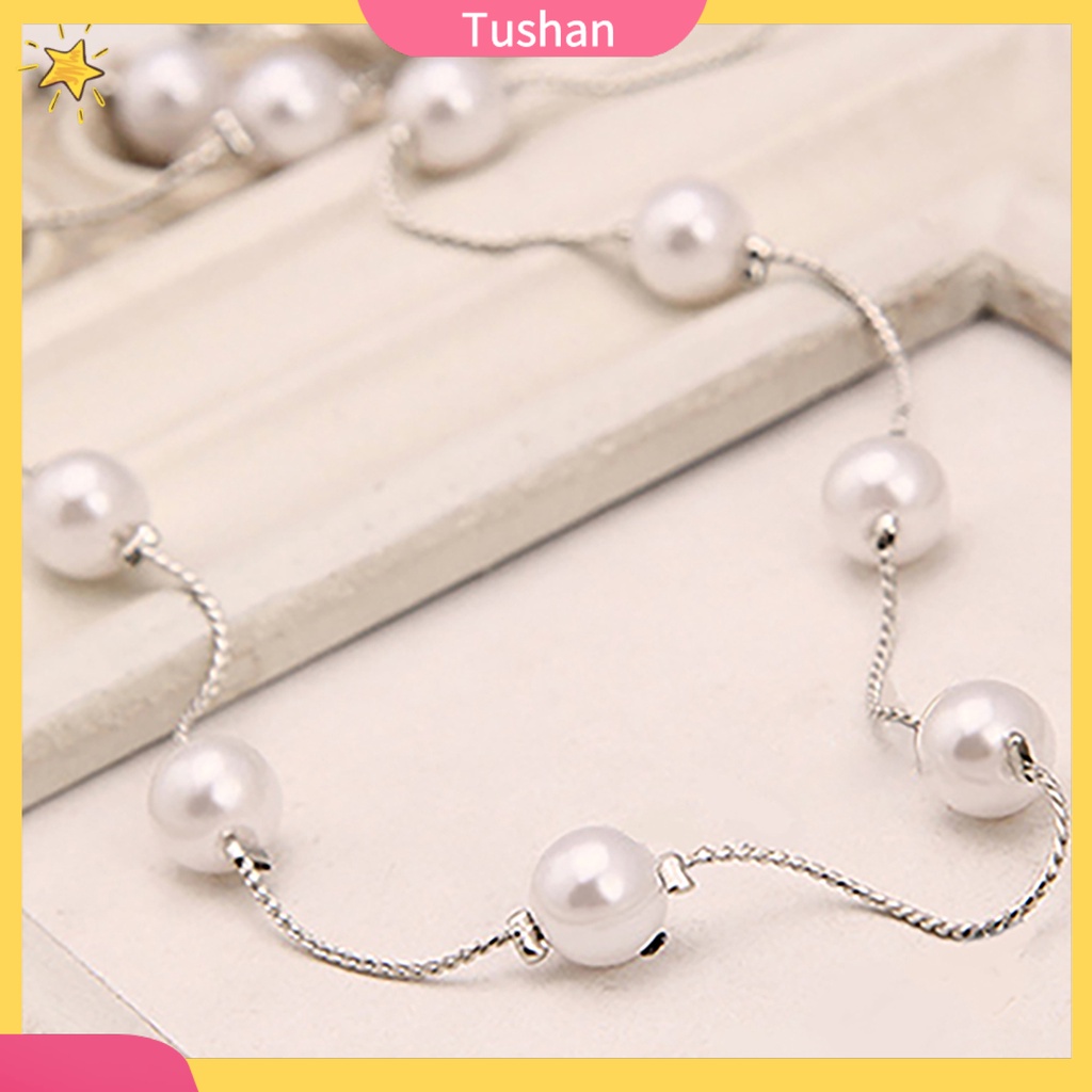 Vòng cổ ngắn phối hạt ngọc trai thời trang