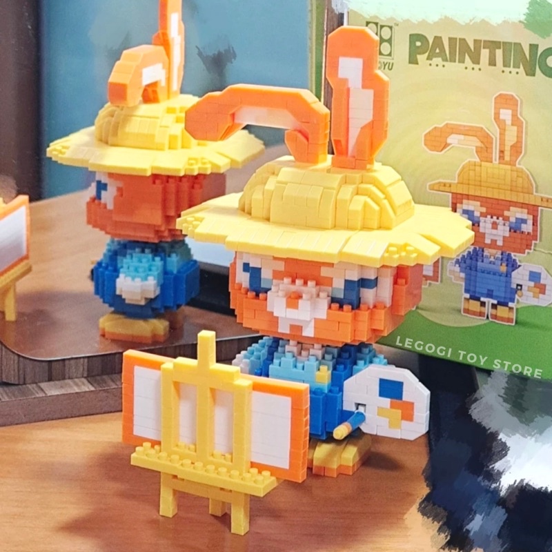 Đồ chơi xếp hình lắp ráp LEGOGI NHÂN VẬT VAN GOGH mô hình nanoblock