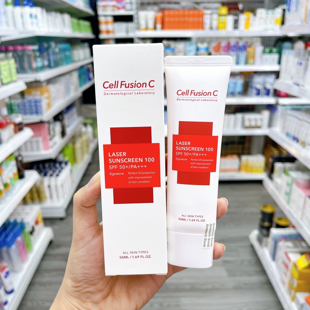 Kem Chống Nắng Cell Fusion C Dưỡng Ẩm Tái Tạo Da Giảm Mụn Nâng Tone Sunscreen 50ml