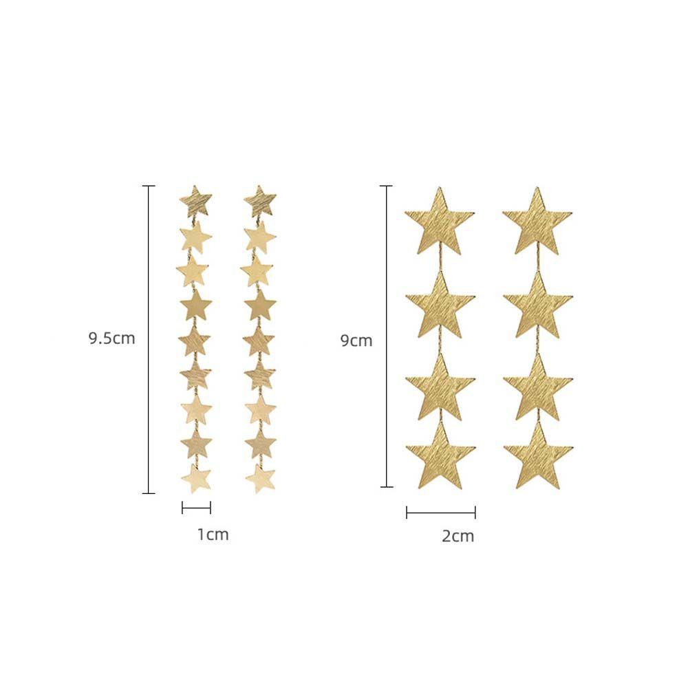 Bông Tai RALPH Dài Thanh Lịch|Bông Tai Ngôi Sao Tua Rua Xinh Xắn Cho Nữ