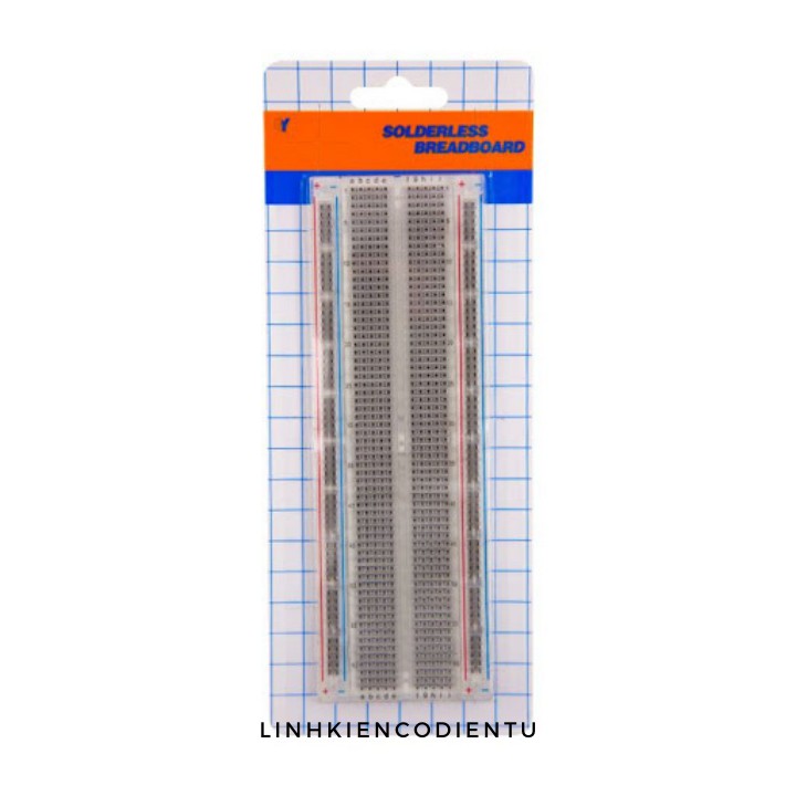 Test Board MB-102 loại tốt, nhựa trong, kích thước165x55mm