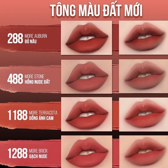 Son Thỏi Lì, Siêu Nhẹ, Mịn Môi Maybelline New York Color Sensational Ultimatte ​​​​​​​1.7g