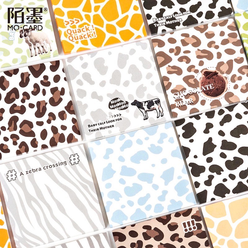 Set mix giấy note hoạ tiết độc lạ A59