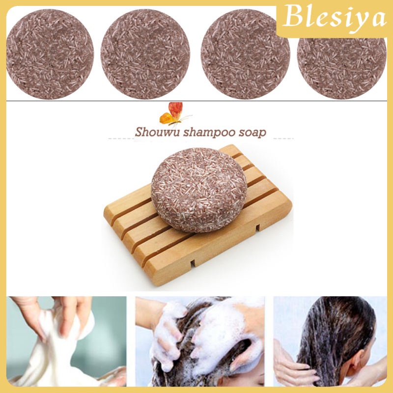 Bộ 4 bánh xà phòng gội đầu chiết xuất thiên nhiên kích mọc tóc hiệu quả