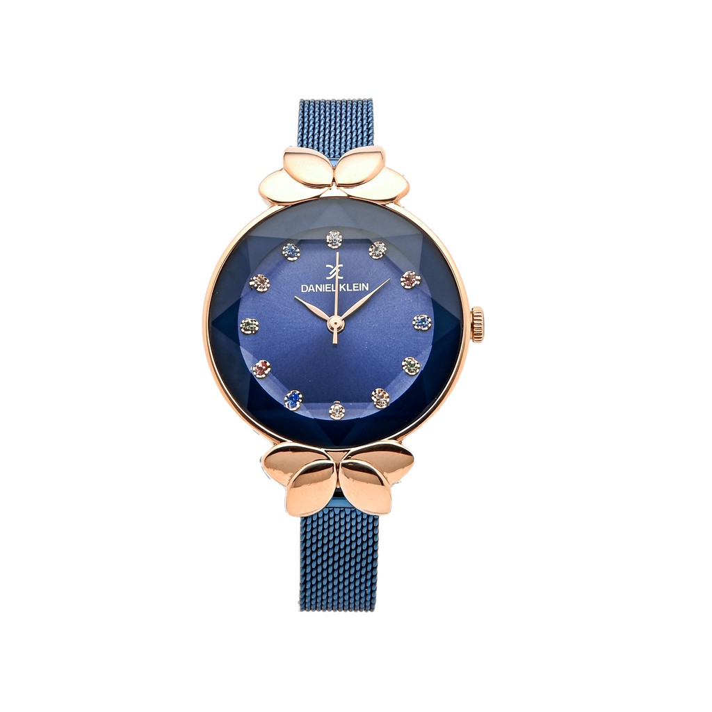 Đồng hồ Nữ Daniel Klein Flowers Bule Metal Wire DK5546 - Lamy watch