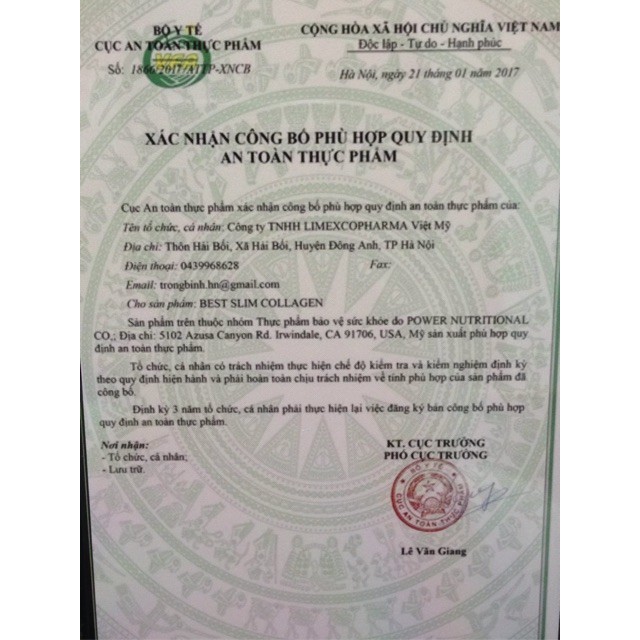 [HÀNG CHÍNH HÃNG] Giảm cân Best Slim Collagen, giúp giảm cân, giảm Cholesterterol (Lọ 40 viên) | BigBuy360 - bigbuy360.vn