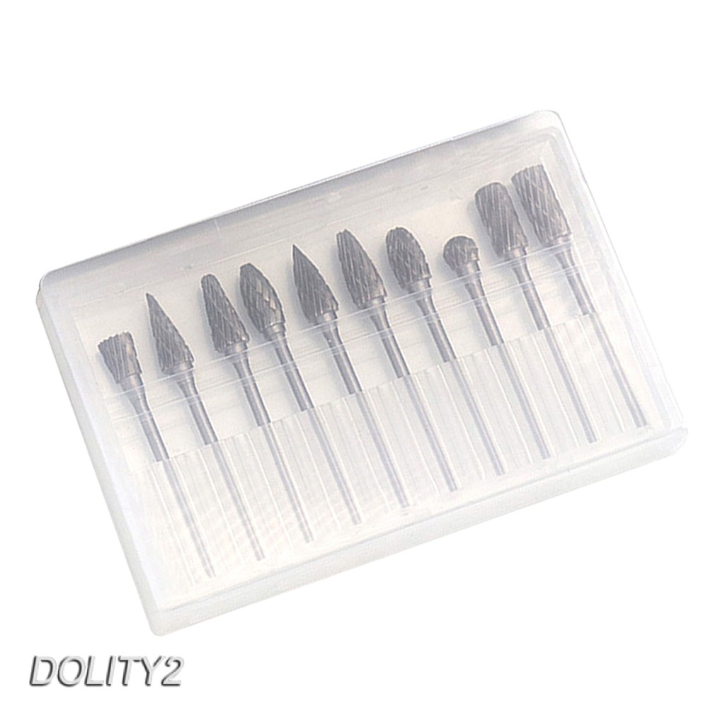 Double Slot Tungsten Carbide Burr Rotary File for Woodworking