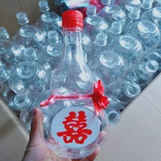 Combo 10 chai hồ lô+lơ + chữ hỉ loại 500ml