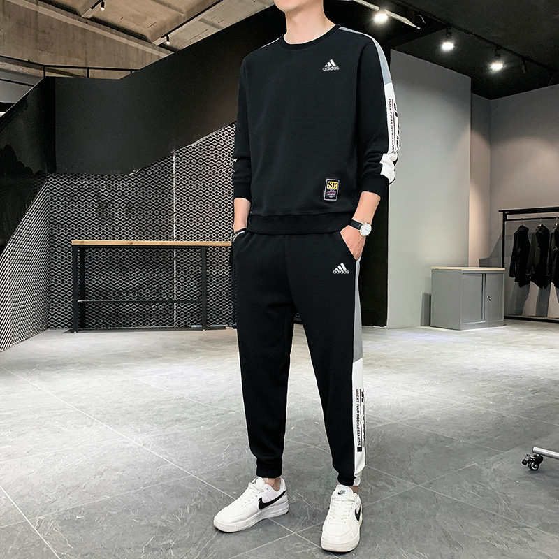 Bộ 2 Món Trang Phục Thể Thao Adidas Cổ Tròn + Quần Dài 4251