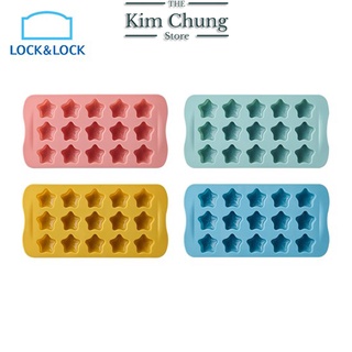 Khay đá, khuôn làm thạch, khuôn Chocolate Silicon Lock&Lock hình sao CKT220