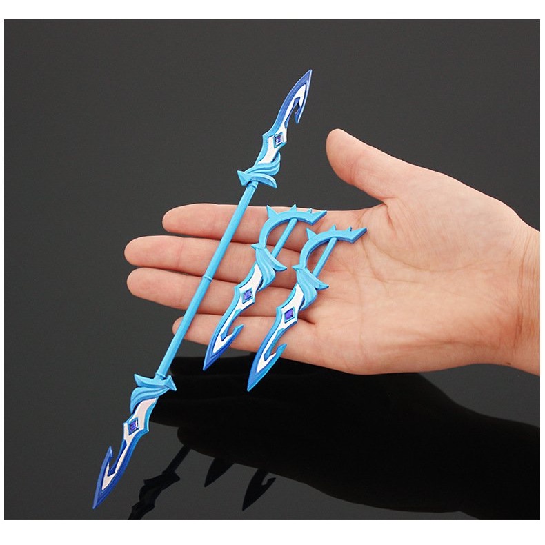 Mô hình kim loại THƯƠNG CHILDE Tartaglia pháp khí game GENSHIN IMPACT anime chibi