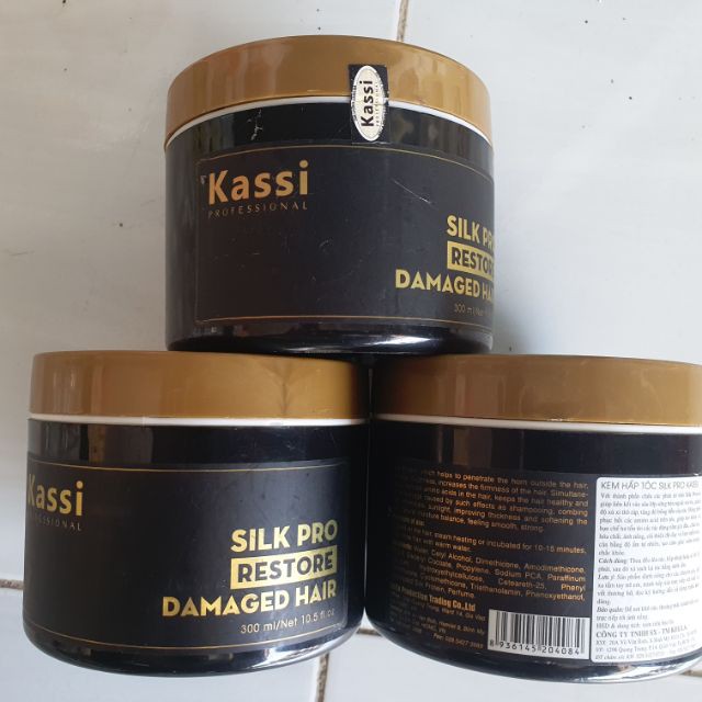 Kem hấp Dầu phục hồi hư tổn Kassi Silk Pro Repair 300ml