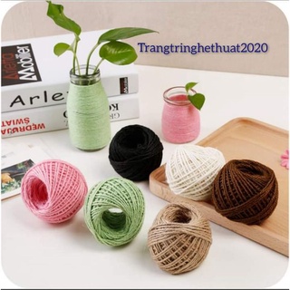 Cuộn dây thừng trang trí dài 25m,dày 2mm