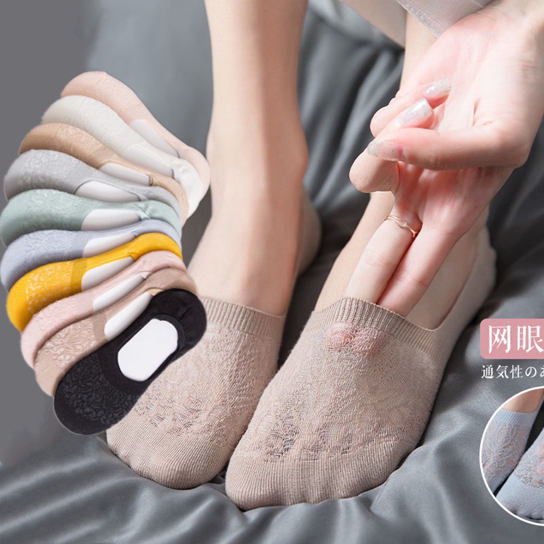 Vớ Cổ Thấp Vô Hình Chống Trượt Cho Nam Và Nữ