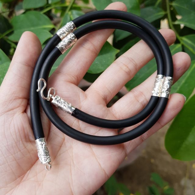 Dây su 6 khúc bạc đeo cổ nam cá tính