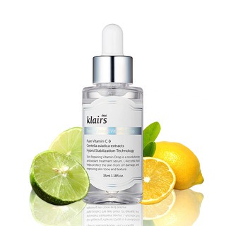 Tinh Chất Vitamin C Giúp Mờ Thâm Nám, Trắng Sáng Klairs Freshly Juiced Vitamin Drop 35ml