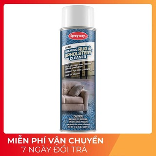Chai xịt bọt tẩy vết bẩn trên thảm, ghế nệm Sprayway Foaming Rug&Upholstery Cleaner SW-869 510g