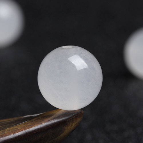 4a mã não trắng tự nhiên thạch anh pha lê chính hãng hạt đơn tự làm đồ trang sức đơn
