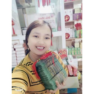 Túi Gấm Đỏ May Mắn Bình An [ Tặng Kèm 1 Gói Nhỏ Bột Thảo Dược Alofa]