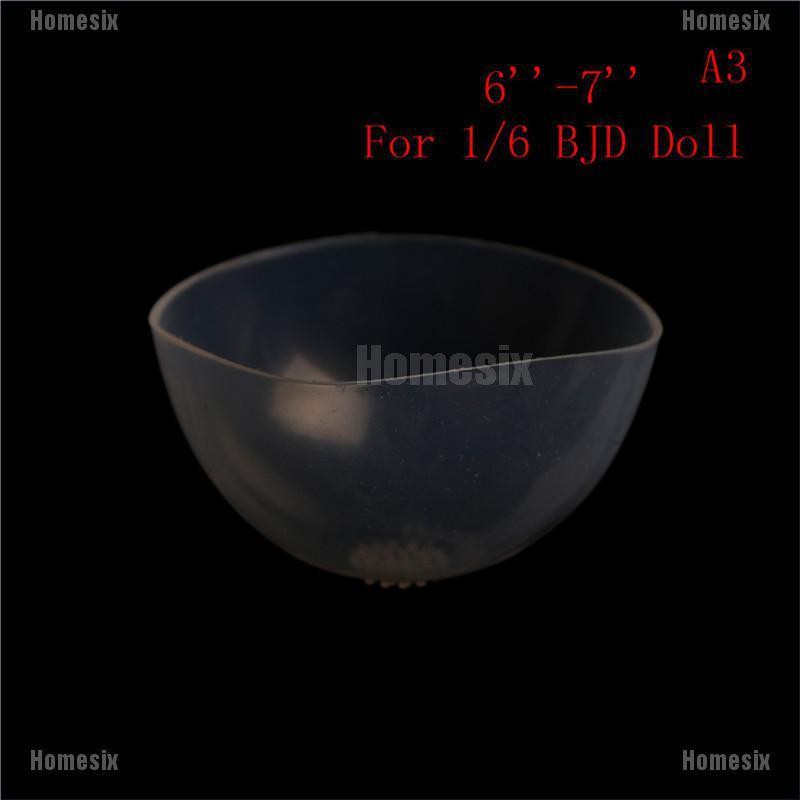 Nón Silicone Đội Tóc Giả Búp Bê Tỉ Lệ 1/6 1/4 1/3