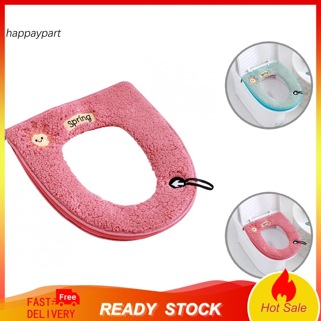 Tấm lót bệ ngồi bồn cầu chất liệu dày dặn chống thấm nước in họa tiết độc đáo trang trí nhà cửa