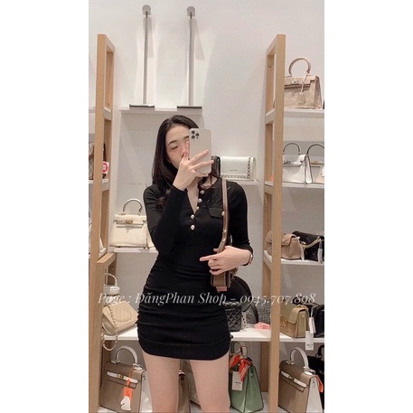 Body cúc đồng tay dài